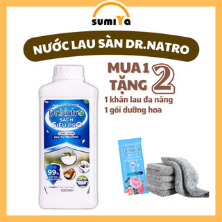 Nước lau sàn đa năng Dr Natro khử mùi kháng khuẩn lau mặt kính bàn ghế xe sạch vết dầu mỡ - SUMIYA