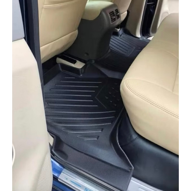 Thảm lót sàn nhựa TPE 5D xe Nissan Navara 2017-2023 tràn viền hàng cao cấp