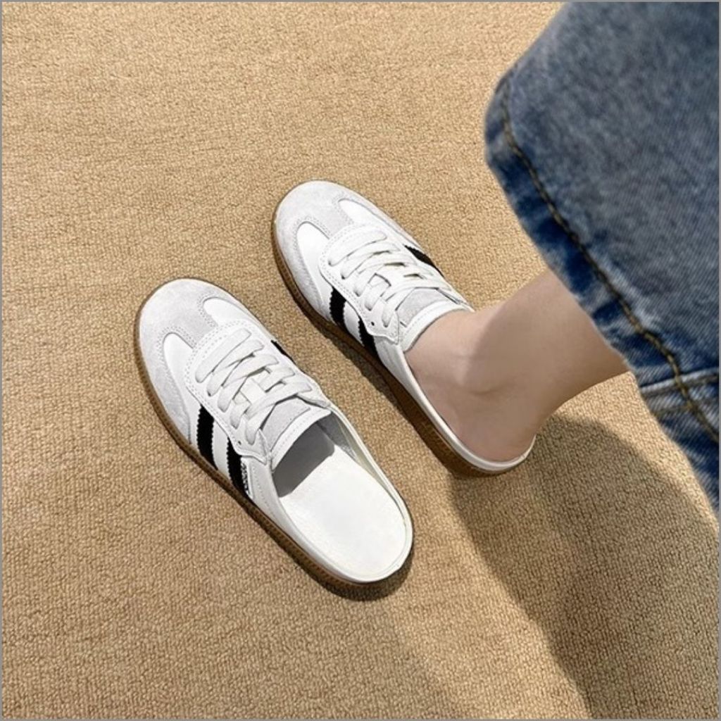 Sục Thể Thao Nữ, Sục Nữ Thể Thao Năng Động 2 Vạch Màu Đen N13 || AnshoesDynasty