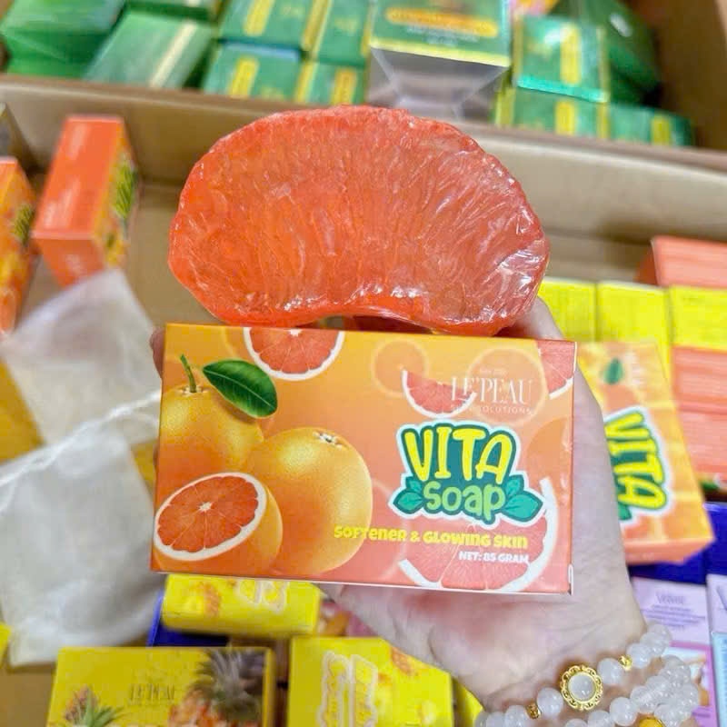 Soap Khóm, Soap Bưởi, xà phòng tắm trắng, khóm thơm soap tắm trắng Bubble Soap