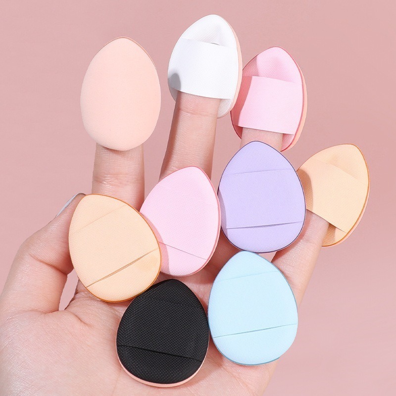 Hộp set 5 Mút Tán Kem Nền Che Khuyết Điểm, trang điểm Mắt Bằng Ngón Tay Mini siêu xinh và tiện lợi