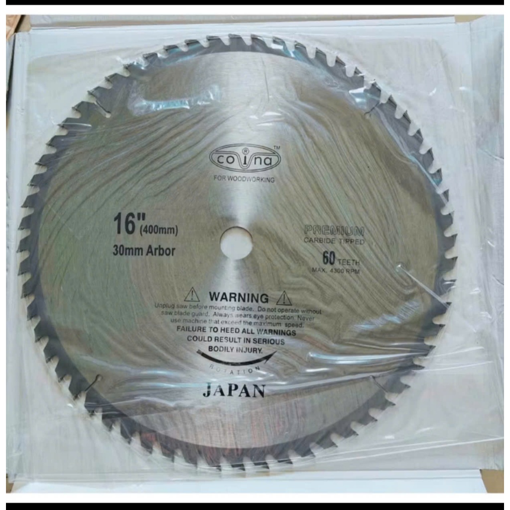 LƯỠI CƯA GỖ COVINA 400MM 60 RĂNG