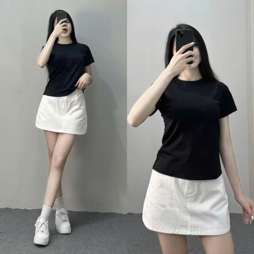 Chân Váy Kaki Dáng Ngắn Có Lót Trong Chân Váy KAKI From Chữ A Basic Cap Cao Tôn Dáng jOOLATE 6674__P0K24