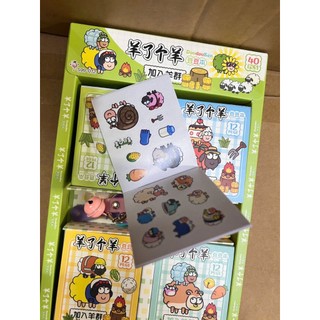 Lốc sổ dán sticker 40 cuốn hình dán hoạt hình(s99-072)