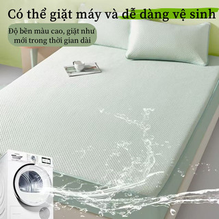 Chiếu điều hòa băng lạnh Bộ 3 món Mát Thoáng khí Thấm hút tốt Kháng khuẩn 1m6 1m8 Dùng được 4 mùa