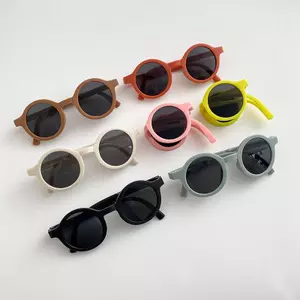 Kính mắt thời trang nhiều màu hồng, đen và be size cho bé dưới 1 - 8 tuổi