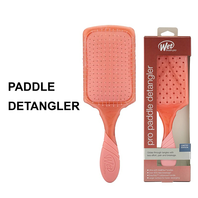 [Chính Hãng] LƯỢC CHẢI TÓC WETBRUSH PRO PADDLE DETANGLER HYDRO TIE DYE - RED