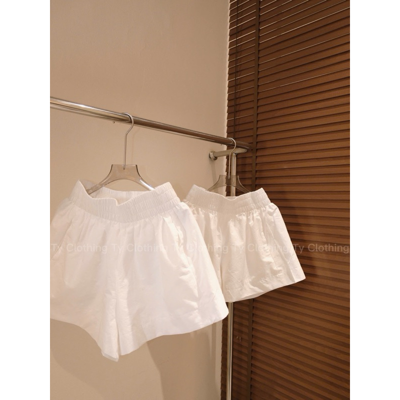 Quần short trắng- Hàng thiết kế- Màu trắng- TYCLOTHING
