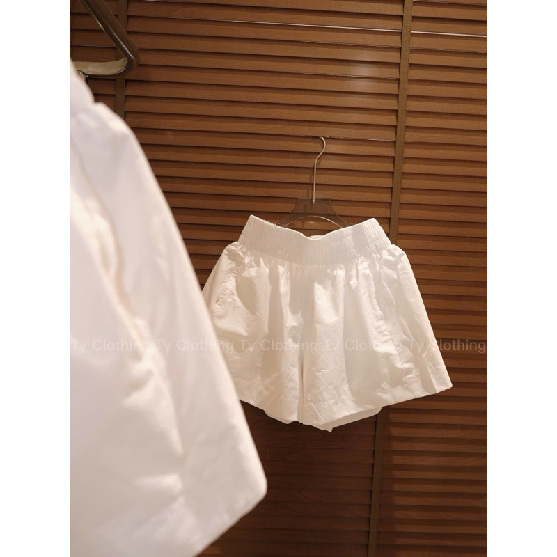 Quần short trắng- Hàng thiết kế- Màu trắng- TYCLOTHING