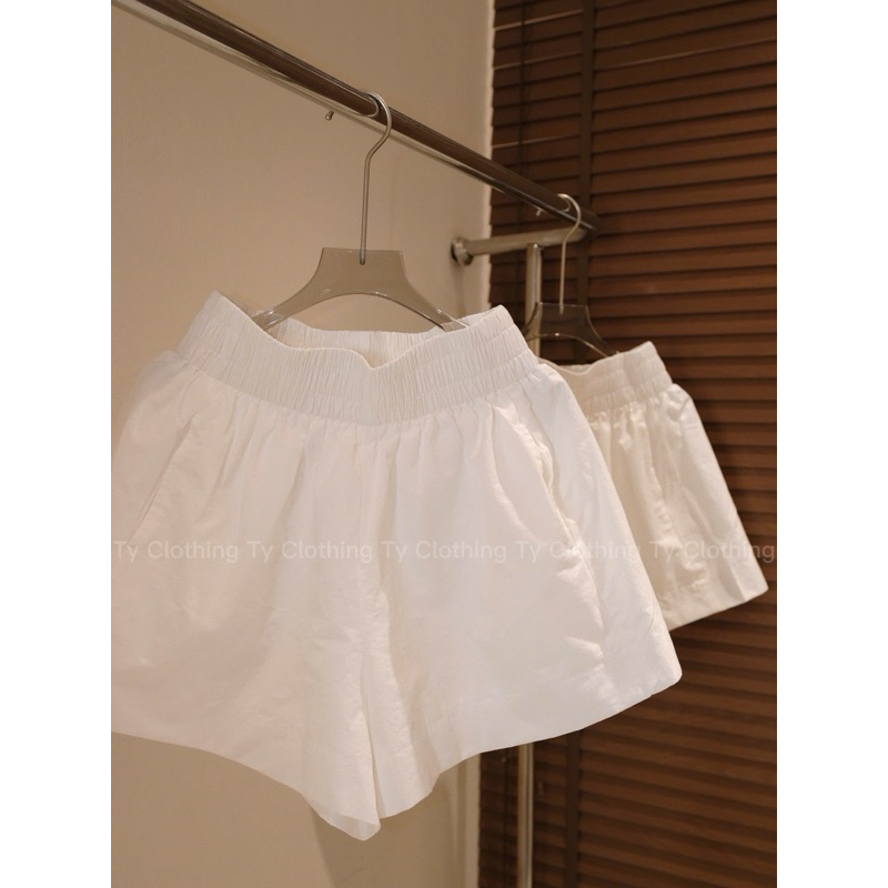 Quần short trắng- Hàng thiết kế- Màu trắng- TYCLOTHING