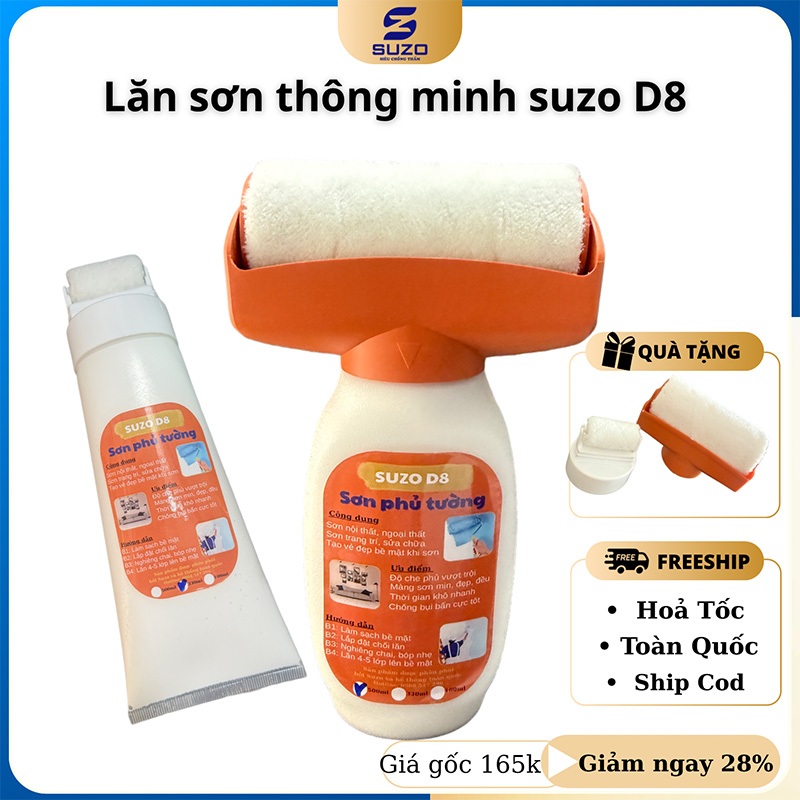 Con Lăn Sơn Thông Minh - Hình ảnh thực tế