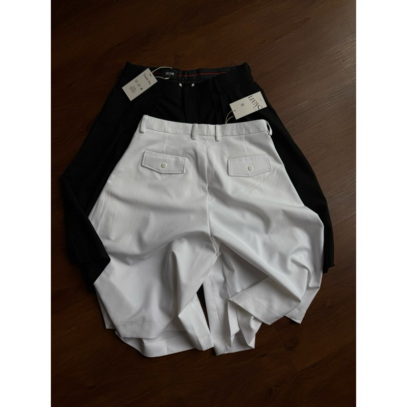 SIAM - QUẦN SHORTS ÂU LỬNG XẾP LY TO ỐNG RỘNG - SM0018 | BigBuy360 - bigbuy360.vn