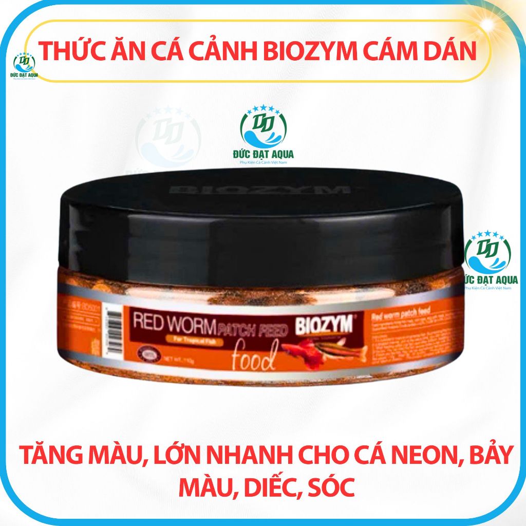 Cám dán cao cấp Biozym hộp 110g(khoảng 200 viên)- Viên Thức ăn dán bể chuyên dụng cho cá cảnh 3