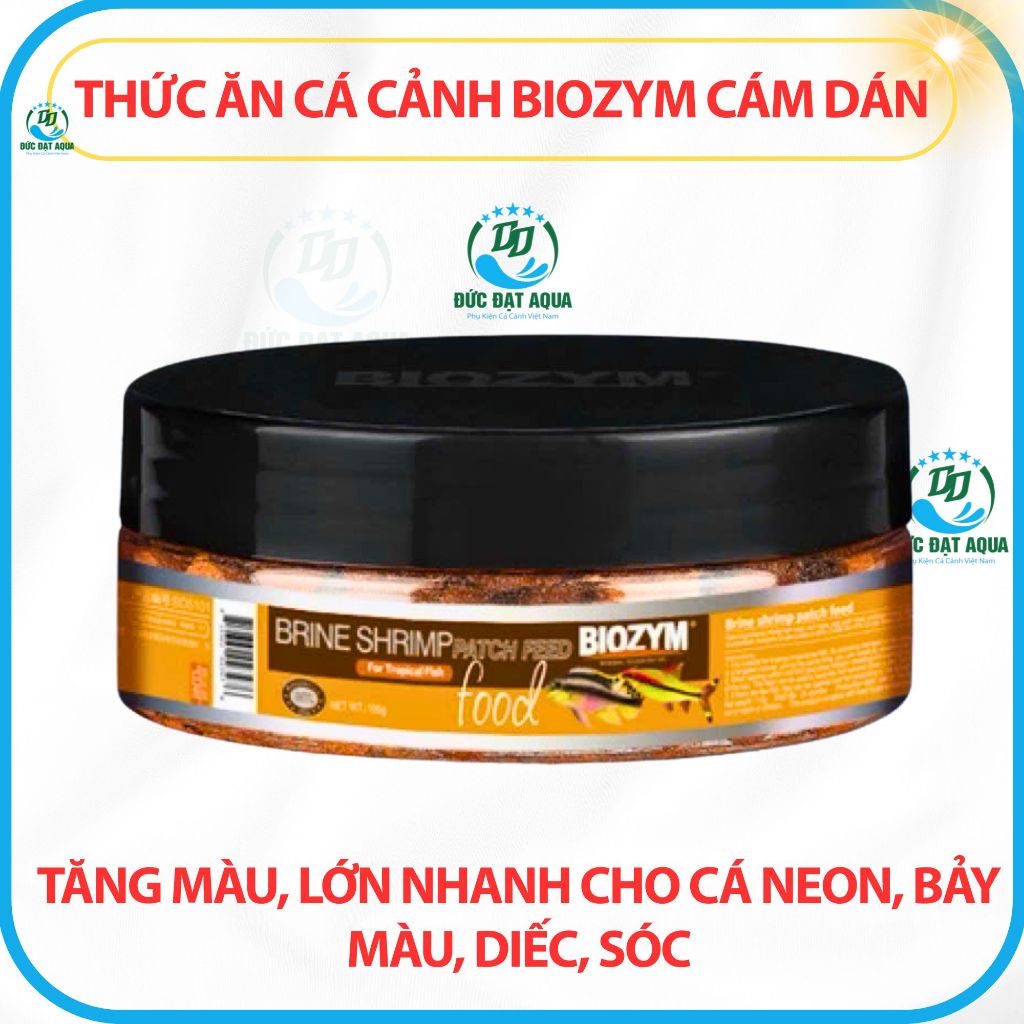 Cám dán cao cấp Biozym hộp 110g(khoảng 200 viên)- Viên Thức ăn dán bể chuyên dụng cho cá cảnh 5