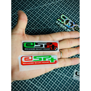 Tem Sticker Nhựa Nổi Phản Quang V1 Dán Pô E, Lọc Gió Xe Tay Ga, EPS+ 2025 V1 |SGDC - 1 Cái|
