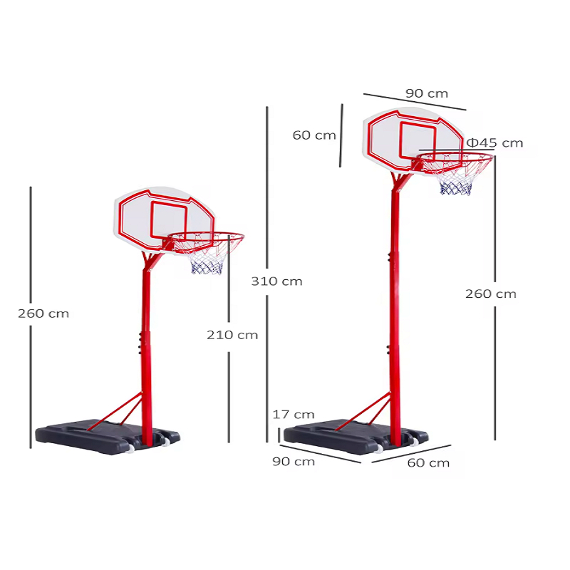 Trụ bóng rổ học sinh S003