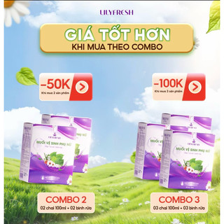 BỘ MUỐI VỆ SINH LILYFRESH