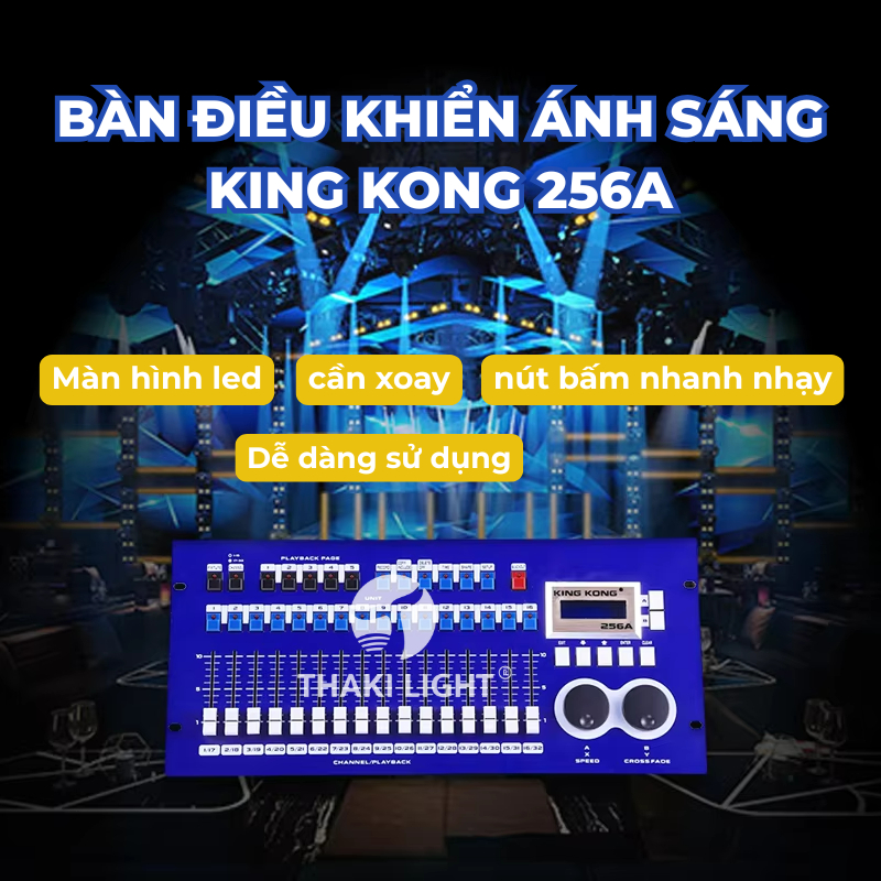 Đánh Giá Bàn Điều Khiển Ánh Sáng DMX 256A THAKI LIGHT: Giải Pháp Kiểm Soát Ánh Sáng Chuyên Nghiệp