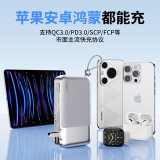 [Có 3C] Cục tích điện REMAX CP-15 20000mAh TypeC PD 22.5W, Kèm 2 cáp sạc, Chân cắm 220V US