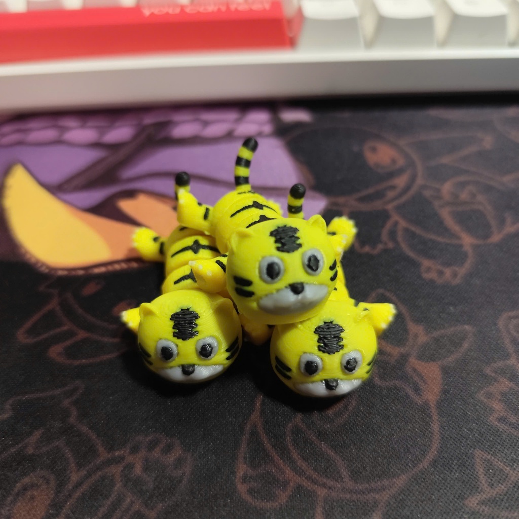 Đồ Chơi Móc Khoá in 3D - Hổ Con Mini Dễ Thương