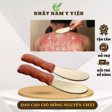 Cạo Gió Đồng Đặc Nguyên Chất – Cán Chắc – Cạo Gió Chải Mạc Cơ Chuyên Dụng