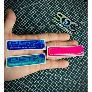 Tem Sticker Nhựa Nổi Phản Quang V3, Dán Pô E, Lọc Gió Xe Tay Ga, Eps+ 2025, 5 Màu Sắc |SGDC - 1 Cái|