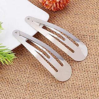 Set 10 Cái Phôi Kẹp Tóc Giọt Nước Size 4.8cm