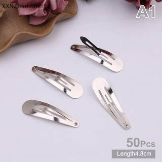 Set 10 Cái Phôi Kẹp Tóc Giọt Nước Size 4.8cm