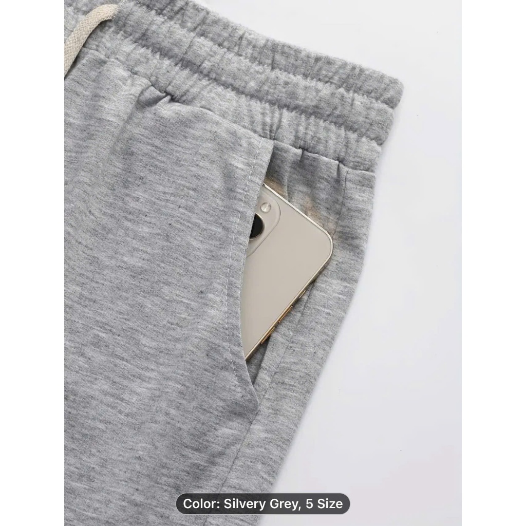 Quần Thun Ống Rộng Nam Màu Đen Và Xám Phong Cách Trẻ Trung Năng Động MAYLANSTORE