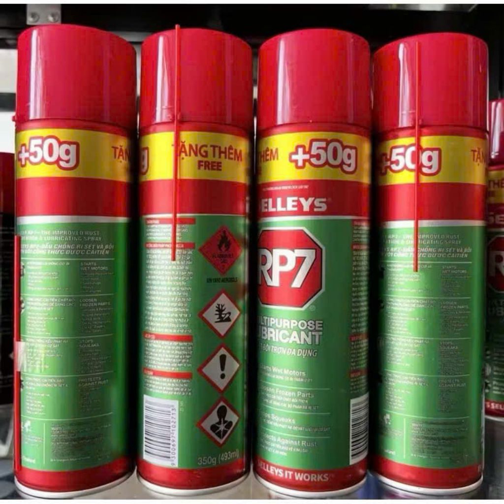 Thùng 12 Chai -RP7 Chai Xịt Chống Rỉ Sét 150g, 175g,300g,350g Bôi Trơn ...