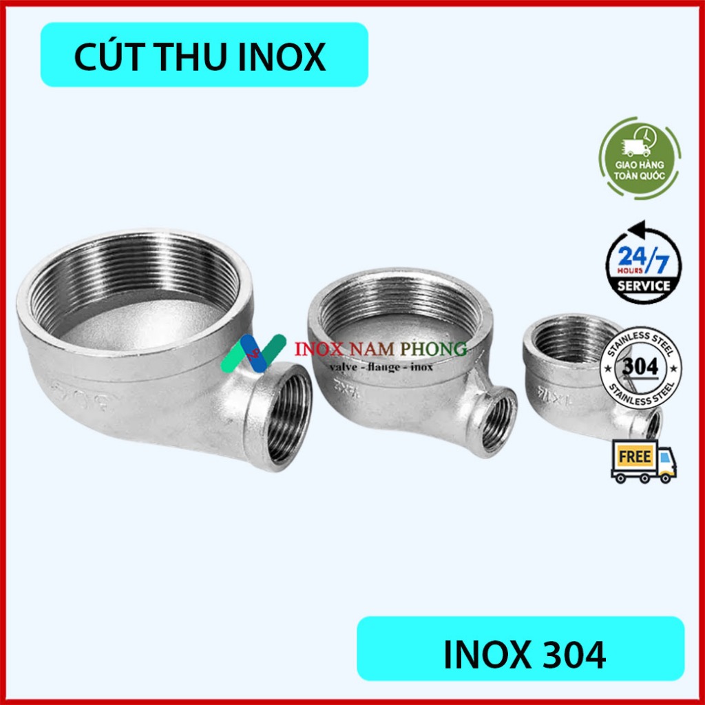 CÚT THU INOX, CÚT THU REN INOX 304 CHUẨN, DÂN DỤNG VÀ CÔNG NGHIỆP ...