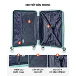 [🔥BEST SELLER] Vali Kéo MIAvn Larita ROTA - Size 20/24/28, Nhựa PP Dẻo Siêu Bền, Hạn Chế Bể, Khoá TSA, Bảo Hành Trọn Đời — ảnh 5