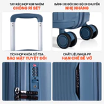 [🔥BEST SELLER] Vali Kéo MIAvn Larita ROTA - Size 20/24/28, Nhựa PP Dẻo Siêu Bền, Hạn Chế Bể, Khoá TSA, Bảo Hành Trọn Đời — ảnh 4