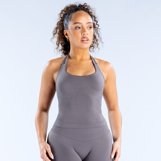 Áo tập gym nữ, tập yoga cổ yếm chất dệt kim cao cấp nâng V1 tốt, co giãn 4 chiều (imyd)