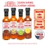 COMBO 4 VỊ nước chấm pha sẵn Mắm nêm, Nước mắm chua ngọt, Nước mắm gừng, Nước mắm me Làng Chài Xưa