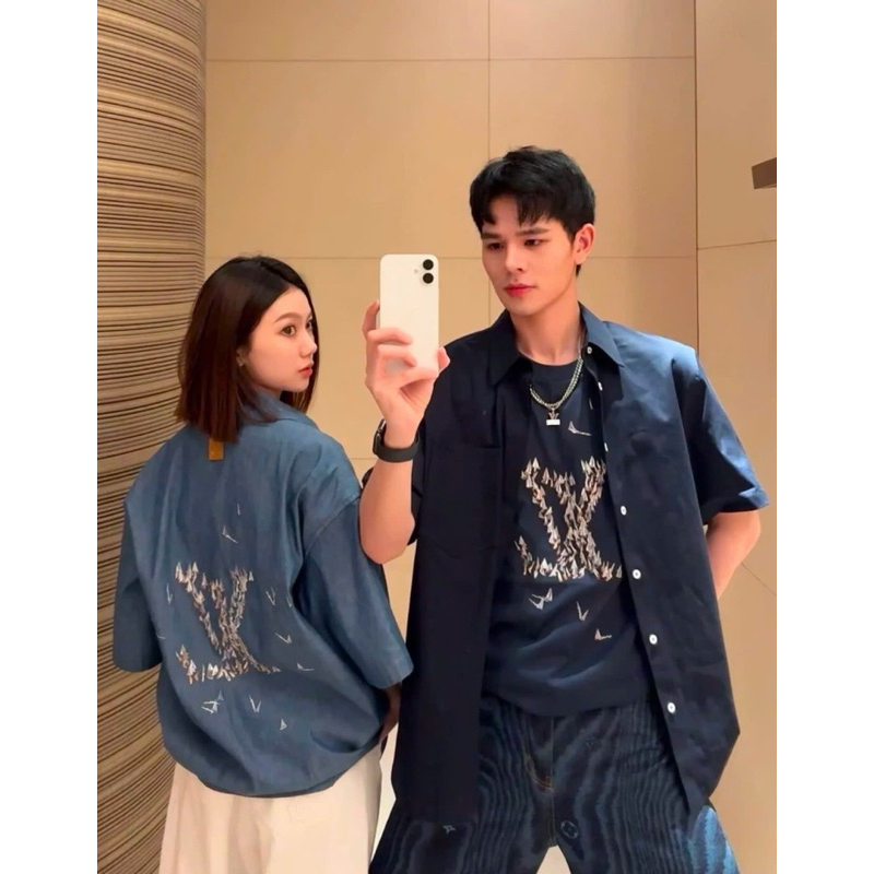 ⚡️[Hight Quality] Áo Phông Nam Nữ 1-\/ Embroidered Ready To Wear - Điểm Nhấn Logo Cách Điệu Bay Thêu Cao Cấp Street Wear