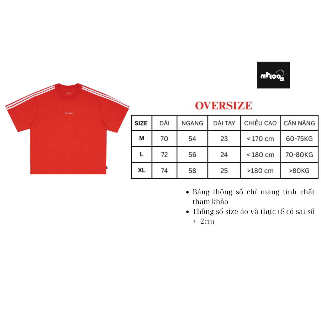 Áo thun trơn raglan line mh.Mystic  Sọc Trắng Unisex Form Rộng nam nữ Oversize  -  100% cotton