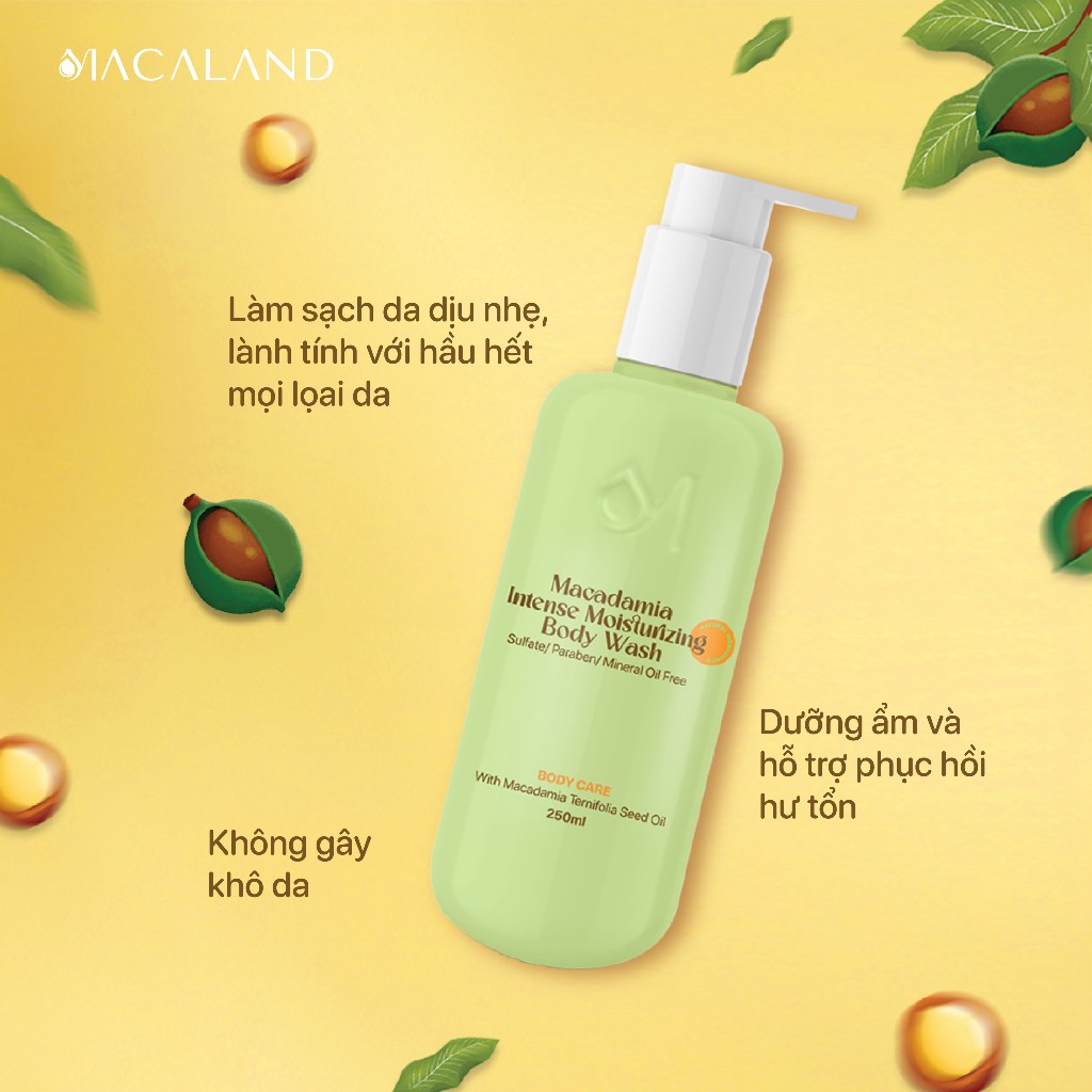 Sản Phẩm Sữa Tắm Dưỡng Ẩmacaland - sữa tắm dưỡng ẩmacaland