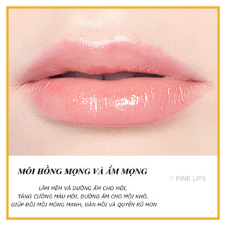 Kem Dưỡng Môi Mật Ong – Công Thức Chống Khô Nứt, Dịu Nhẹ Không Kích Ứng, Giữ Ẩm Tốt