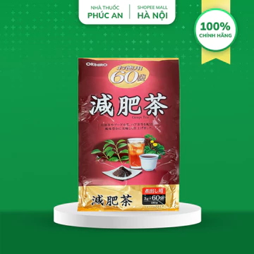 Trà giảm mỡ bụng, giảm cân, hỗ trợ tiêu hoá Genpi Orihiro Nhật Bản 60 gói