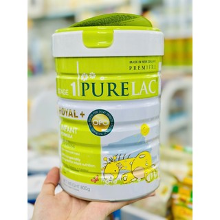 Sữa Công Thức Purelac Royal Newzealand Số 1 2 3 Dinh Dưỡng Cho Bé Lon 800g