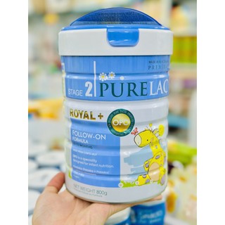 Sữa Công Thức Purelac Royal Newzealand Số 1 2 3 Dinh Dưỡng Cho Bé Lon 800g
