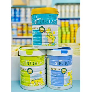 Sữa Công Thức Purelac Royal Newzealand Số 1 2 3 Dinh Dưỡng Cho Bé Lon 800g