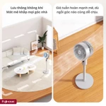 Quạt đối lưu tuần hoàn không khí FUJIHOME CF201 Nhập Khẩu, quạt mát cây đứng 8 chế độ gió điều khiển từ xa, đảo 4 chiều — ảnh 4