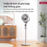 Quạt đối lưu tuần hoàn không khí FUJIHOME CF201 Nhập Khẩu, quạt mát cây đứng 8 chế độ gió điều khiển từ xa, đảo 4 chiều — ảnh 3