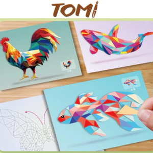 Set Cắt Dán Hình 3D Thủ Công Tư Duy Sáng Tạo Cho Trẻ TOMI 346