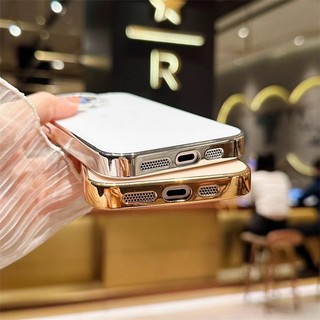 Ốp Lưng iPhone Mặt Lưng Nhám Viền Kim Loại Sang Trọng Bảo Vệ Camera Cho iP 7/8/X/XS/11/12/13/14/15/16/17/Plus/Pro/Max