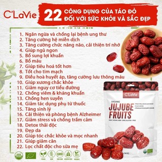 Táo Đỏ Hữu Cơ C'lavie 450g Quả To Đều Loại 1 Thượng Hạng Giàu Dinh Dưỡng