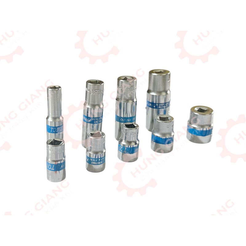Đầu Tuýp Đầu Khẩu 1/4 Ngắn, Dài 6,7,8,9,10,12,13,14mm