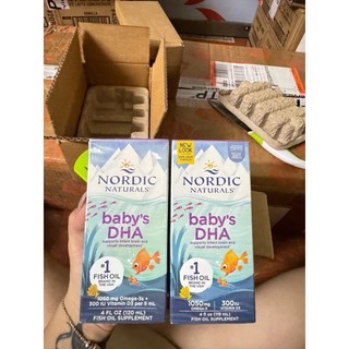 Siro Baby DHA Nordic Naturals lọ 60ml - giúp phát triển não bộ cho bé sơ sinh từ 0-12 tháng tuổi